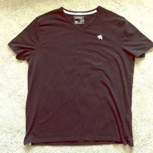 Express Lion Mens V-Neck